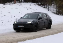 El Porsche Cayenne eléctrico rueda de nuevo, esta vez, en la nieve