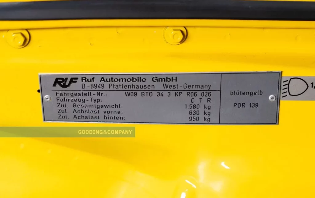 RUF CTR Yellowbird 1989 48 Motor16