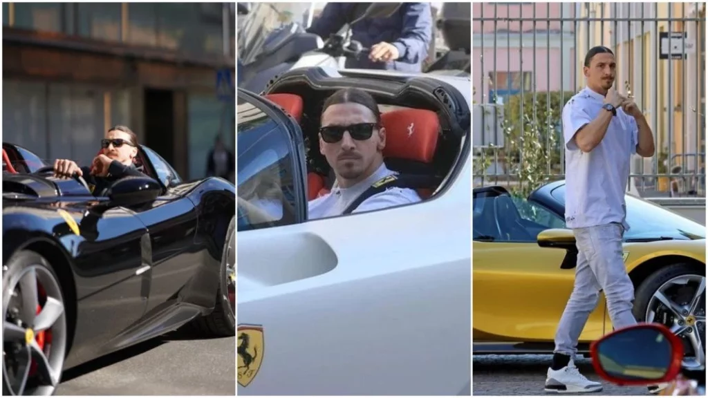 La afición de Zlatan Ibrahimovic por Ferrari