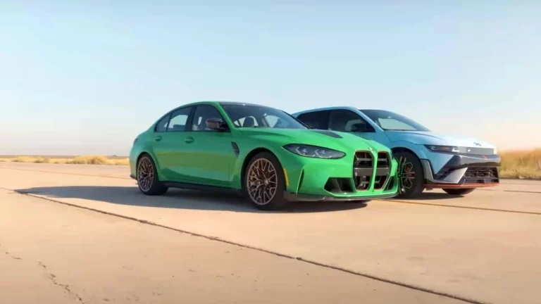 Drag race entre BMW M3 CS y Hyundai Ioniq 5 N