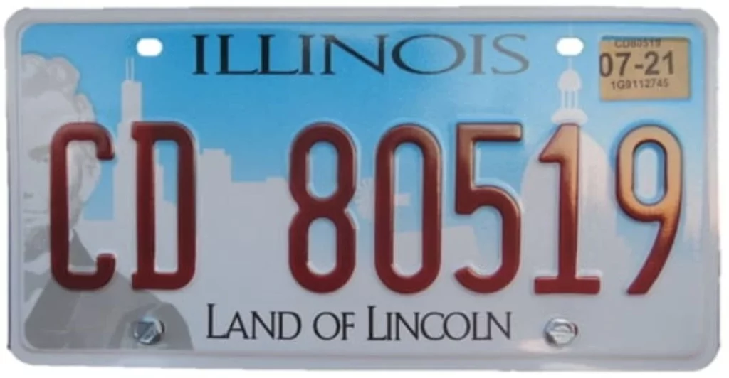 Razones por las que le pueden rechazar una placa personalizada en Illinois