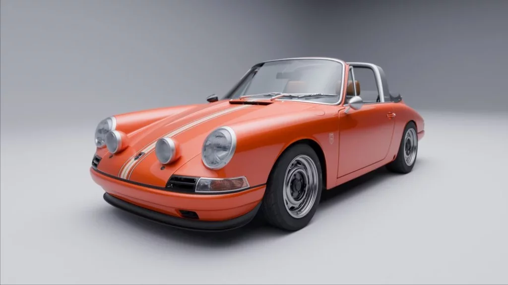 porsche 912 targa by Kamm