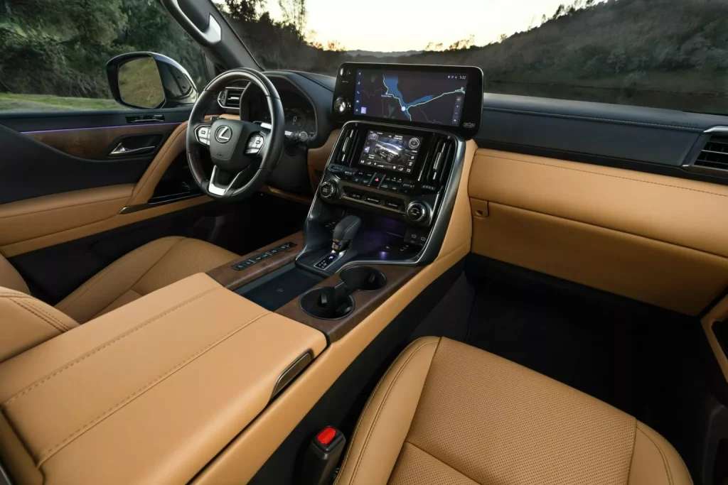 2025 Lexus LX. Imagen interior.