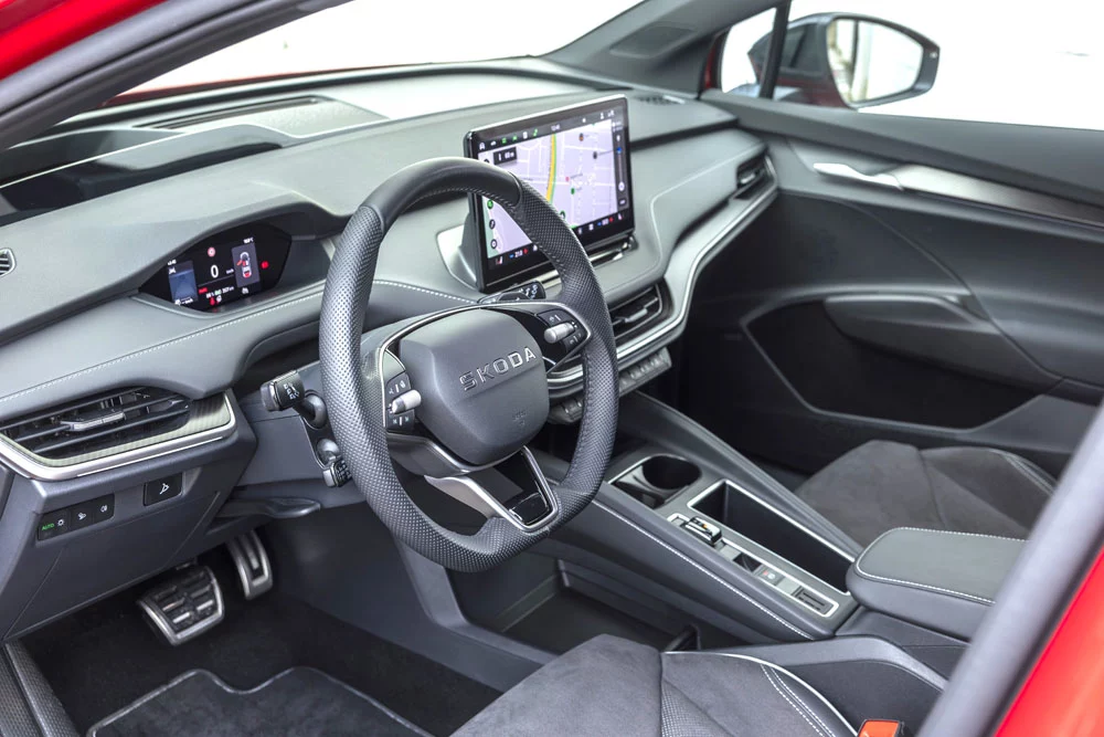 2025 Skoda Elroq. Imagen interior.