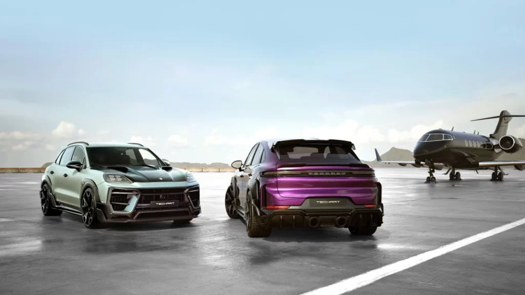 2025 Porsche Cayenne. TechArt Magnum. Imagen pareja.