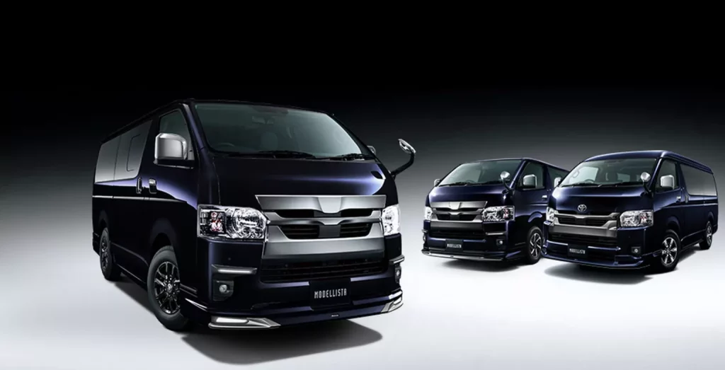 2025 Toyota HiAce Modellista. Imagen.