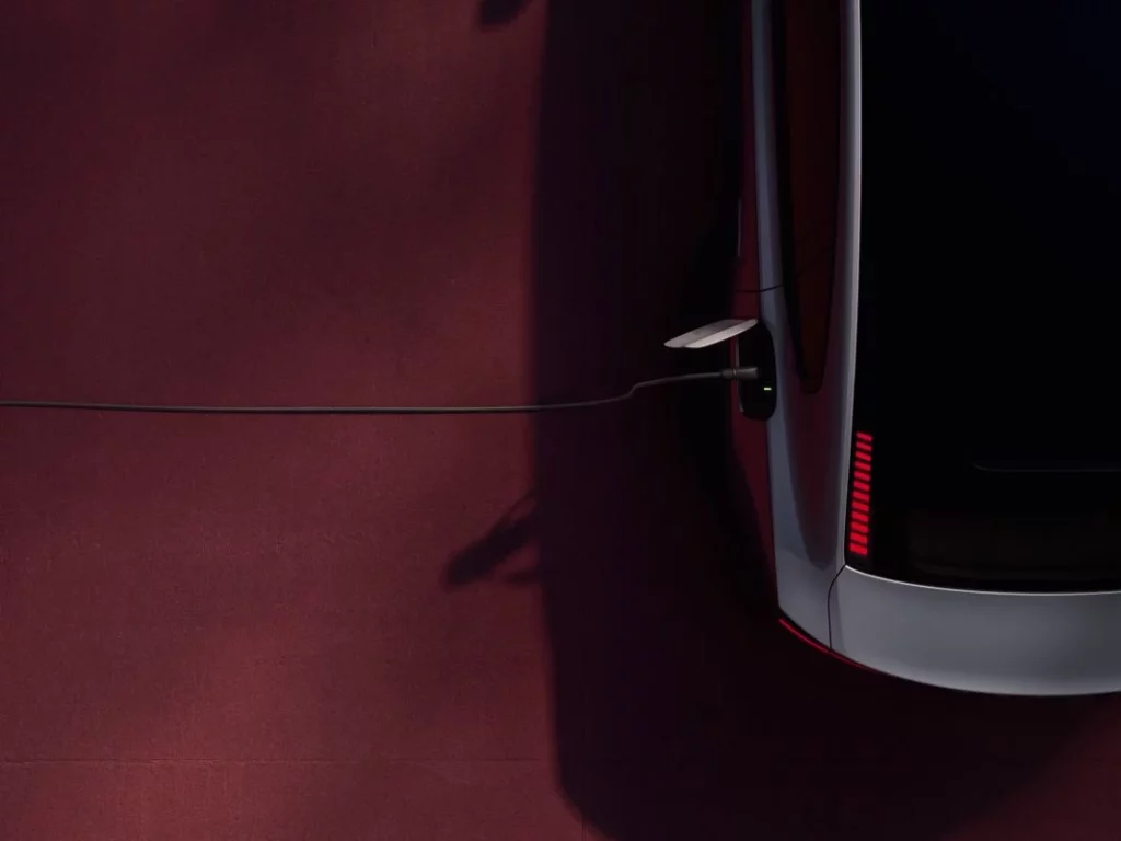 2025 Volvo ES90. Teaser. Imagen detalle.