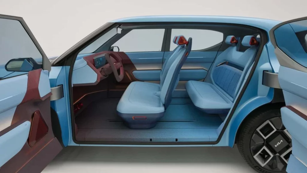 2025 Kia EV2 Concept. Imagen interior.