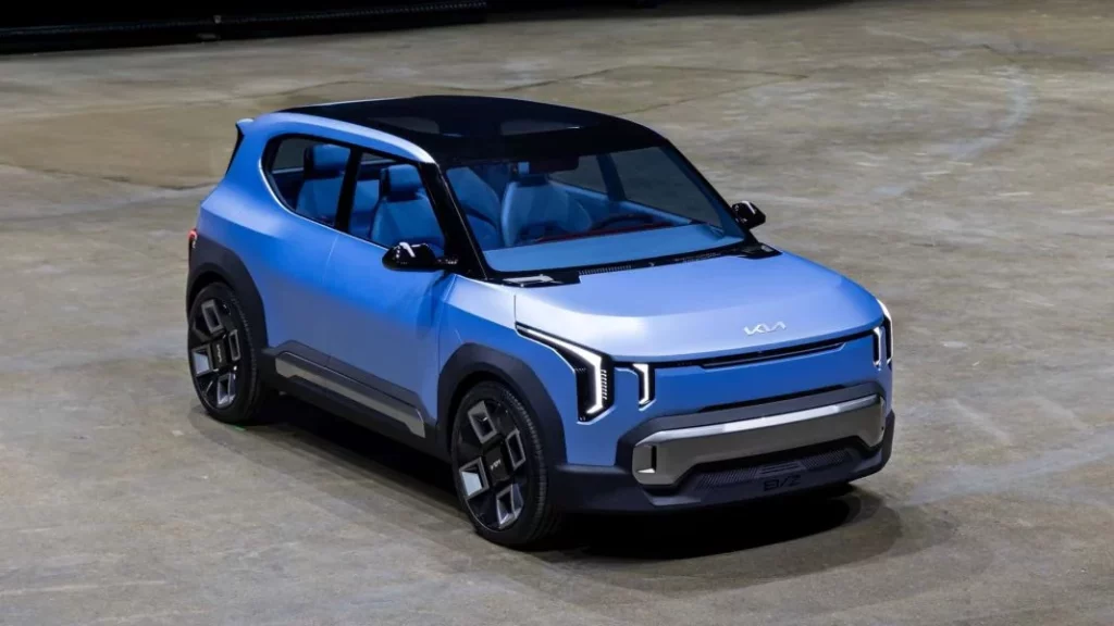 2025 Kia EV2 Concept. Imagen delantera.