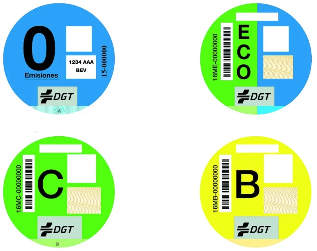 ETIQUETAS DGT Motor16