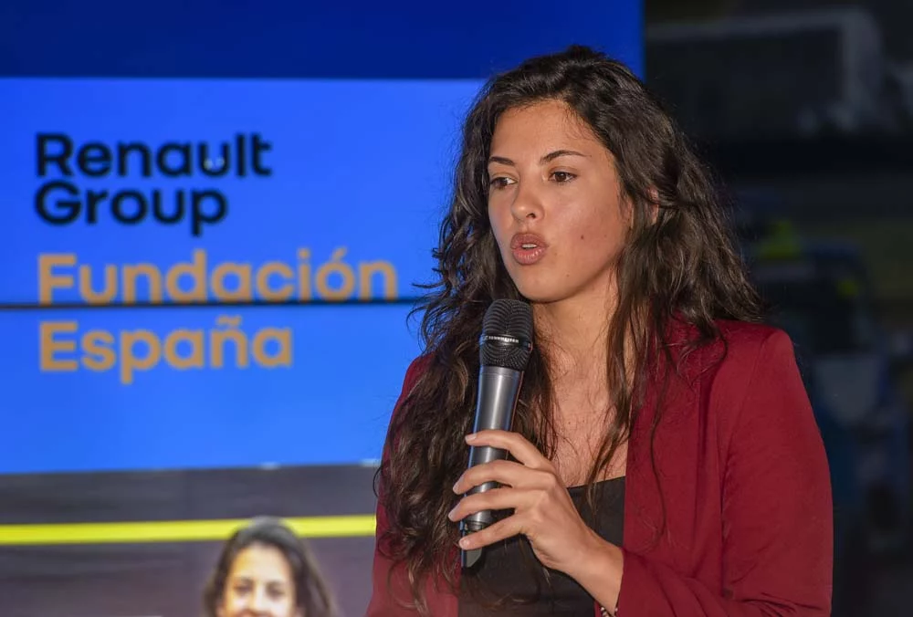 Lydia Sempere, piloto respaldada por la Fundación Renault Group España.