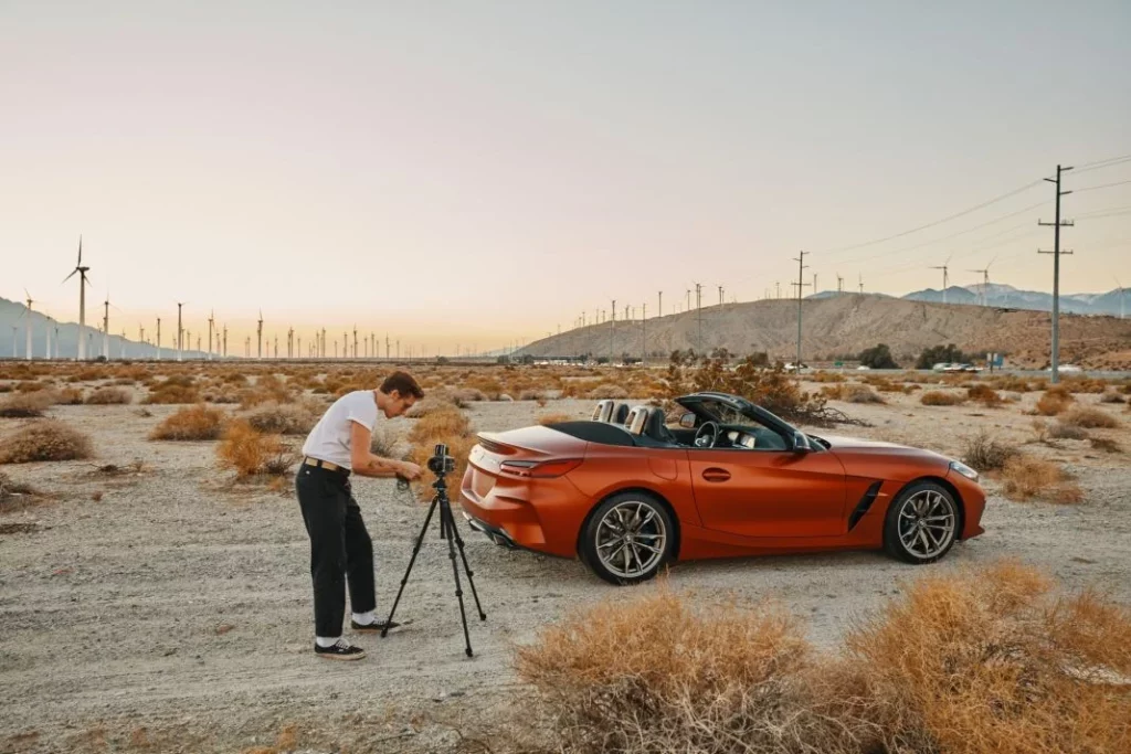 brooklyn beckham and BMW Z4 Motor16