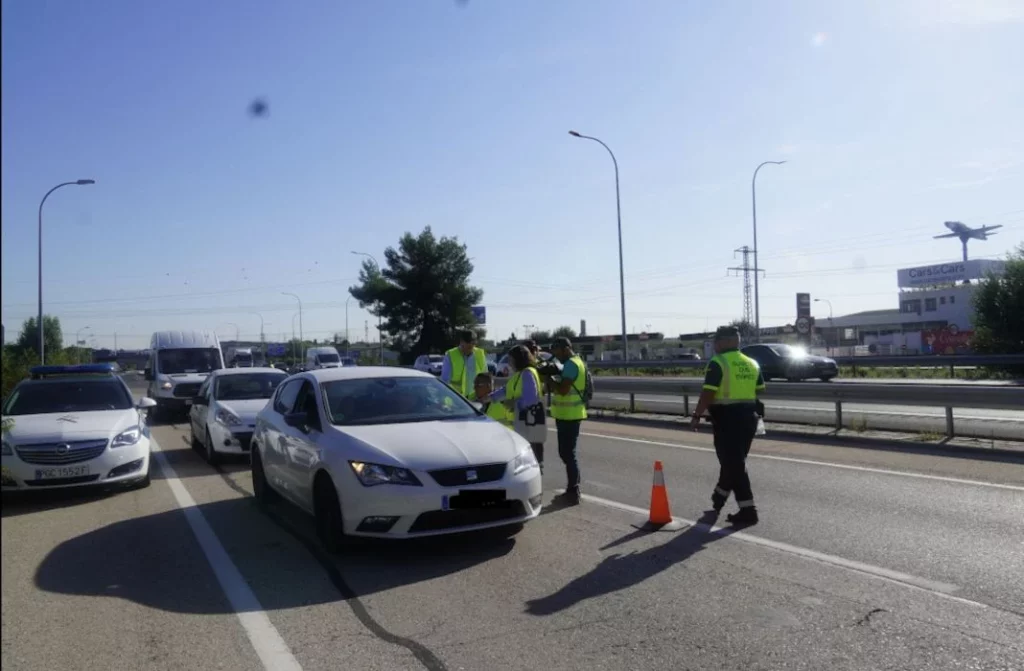 Control de la Guardia Civil de Tráfico