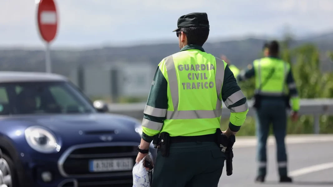 Control de tráfico de la Guardia Civil