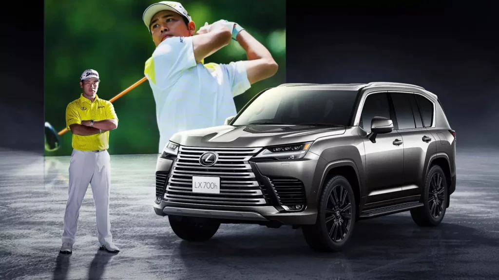 2025 Lexus LX700h Hideki Matsuyama. Imagen.