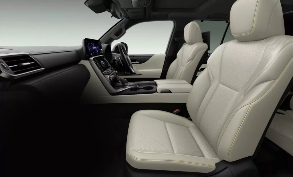 2025 Lexus LX700h Hideki Matsuyama. Imagen interior.