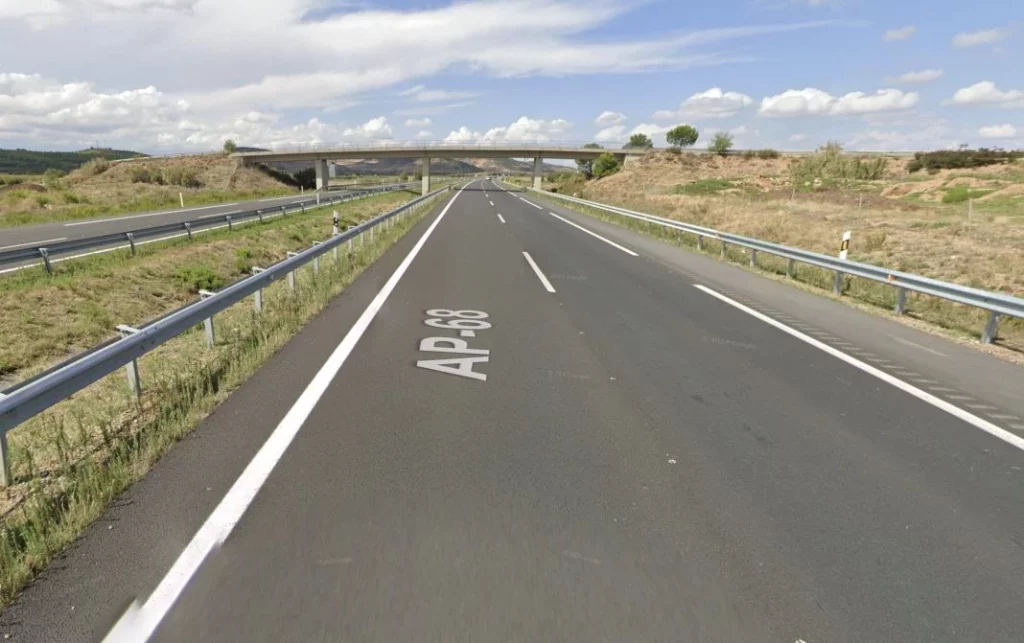 Autopista AP-68 en Logroño