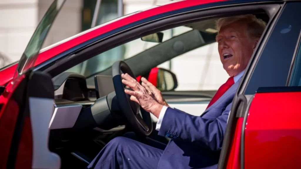 Trump sabe la crisis que vive Elon Musk con Tesla