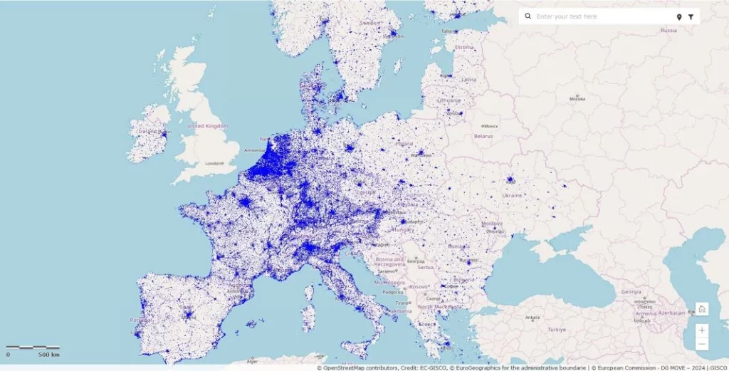 Screenshot 2025 03 06 at 12 16 32 TENtec Map Viewers Explore the TEN T Network Motor16